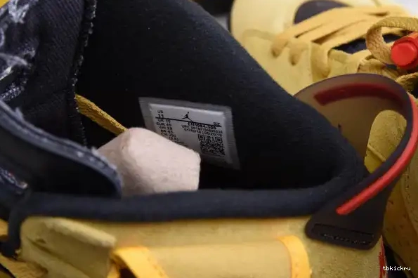 Reps TBkick JORDAN X SCOTT YELLOW CN1084-300 6 AIR TRAVIS 0323
